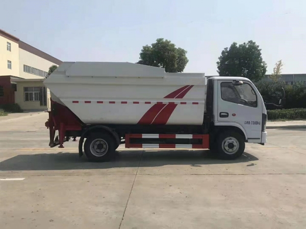 国六【6立方】多利卡D6后装挂桶垃圾车 国六【6立方】多利卡D6后装挂桶垃圾车