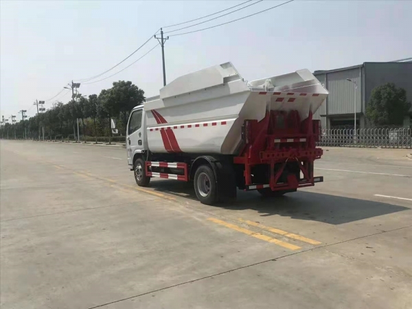 国六【6立方】多利卡D6后装挂桶垃圾车 国六【6立方】多利卡D6后装挂桶垃圾车
